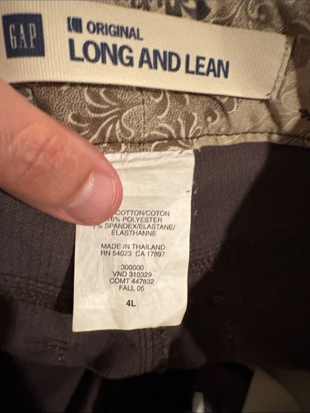 GAP Dark Brown Corduroy Wide Leg Pants - Picture 6 of 6